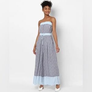 AMERICAN EAGLE Strapless WIDE Leg Jumpsuit